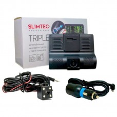 Видеорегистратор Slimtec Triple - 2 канала, 3 камеры